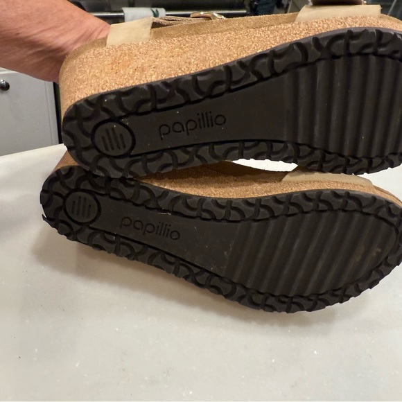 Birkentsock Papillio Women's Sz US 6-6.5 EU 37 Soley Ring Tan Sandals Wedge NEW! - Picture 8 of 10